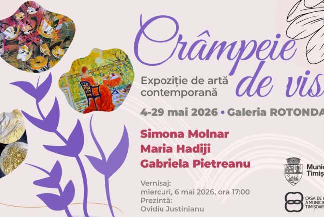 Poza pentru articolul „Crâmpeie de vis”, expoziție de artă contemporană la Timișoara, între culoare, materie și emoție