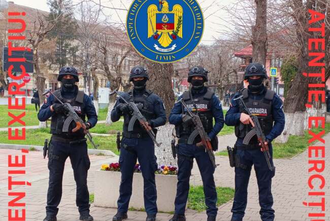 Poza pentru articolul Nu vă îngrijorați: este doar un exercițiu. Simulare de colet suspect, focuri de armă și restricții de trafic în centrul Lugojului
