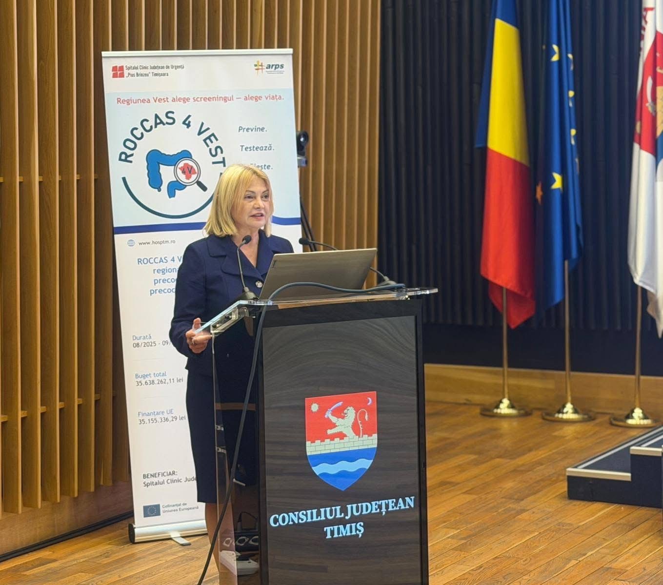 Conferință proiect medical ROCCAS 4 VEST