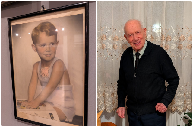 88 de ani între două imagini și o viață dedicată păstrării memoriei Timișoarei. Povestea lui Andrei Pogány