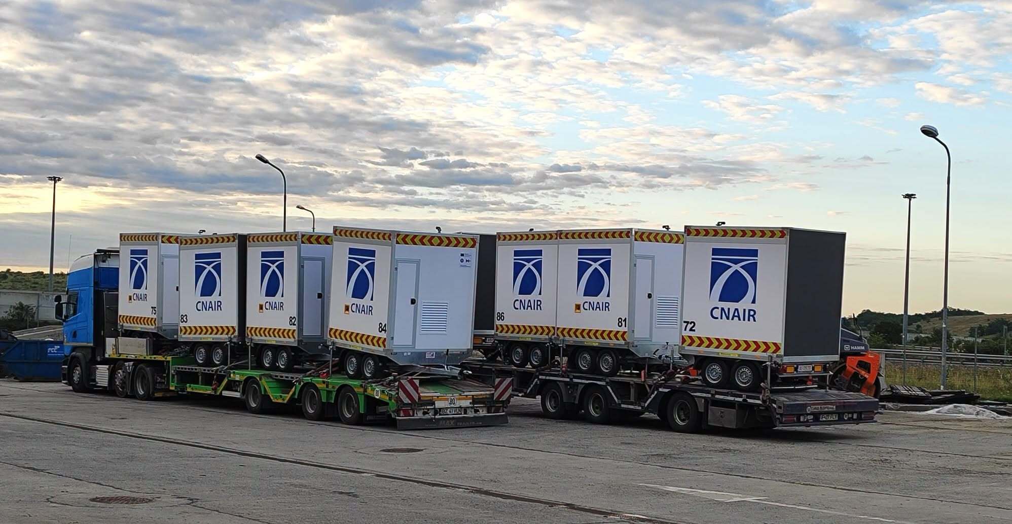 panouri led autostradă remorcă