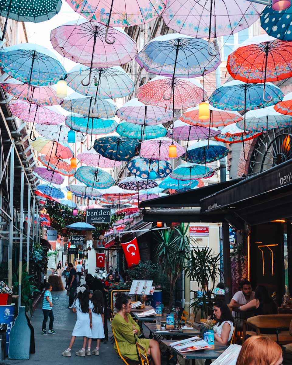 Umbrella Street Istanbul