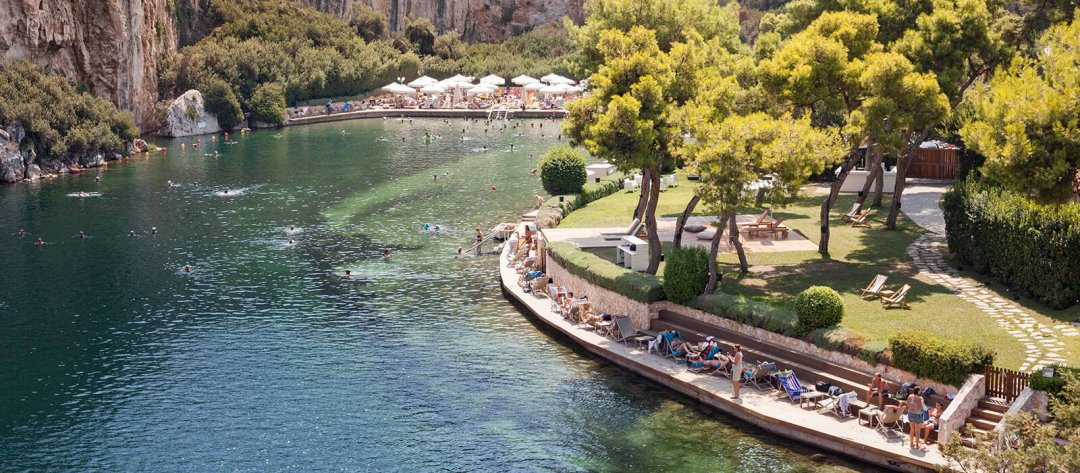 lacul Vouliagmeni Atena