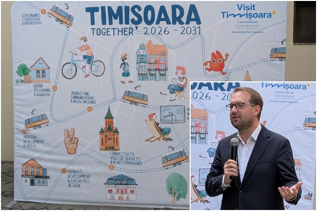 Ce le place turiștilor la Timișoara și ce trebuie schimbat. Orașul își desenează viitorul turistic pentru următorii cinci ani